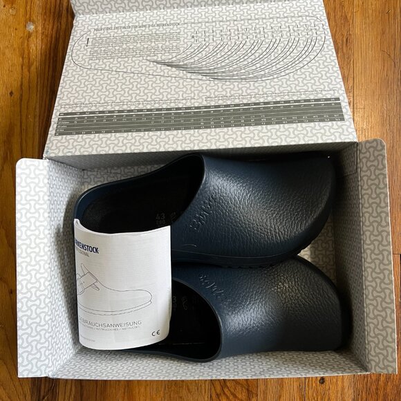 Mens Birkesnstock Super Birki Clog Blue/Navy Brand New in Box, never worn - Picture 6 of 6